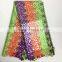 New African Fashion Dress Designs African Sequins Cord Lace Fabric With Breads