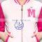 Custom 100% cotton womens printed baseball&softball wear jackets