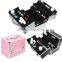 Cosmetic train case, factory direct sale cosmetic case and makeup box aluminium box, silver makeup case JH05A