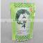 Resealable stand up plastic green tea bag
