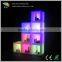 Portable garden decoration LED Cube Chair/LED Cube Furniture/Outdoor furniture