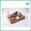 Desk Organizer Storage Box Mail Holder Bamboo Case