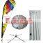 Wing banner outdoor display swooper flag pole