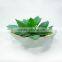 Small White Ceramic Artificial Mini Potted Succulent Bonsai for Wholeselling