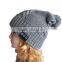 100% Acrylic Winter Beanie/Hat with Printed Logos, Weighs 60 to 75g