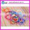 2014 Hot Wholesale colorful DIY bracelet China loom bands,high quality silicon loom rubber bands,fun toys ruber loom bands