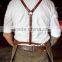 Hign Quality Denim Barber Apron with Genuine Leather Straps                        
                                                Quality Choice