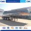 3 Axle Factory Supplier Stainless Steel Tank Trailer Transport Oil Fuel Tanker