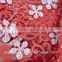 2016 red african guipure lace fabric/swiss guipure lace/sequin lace fabric