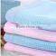 100% Pure Bamboo Soft Blanket Waffle Bassinet Swaddling Cradle Wrap
