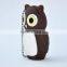 Promotion customized pvc usb 8gb flash drives/owl cartoon PVC usb flash memory