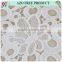 Fashion 53/54'' schiffli polyester white embroidery chemical lace fabric for ladies tops
