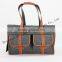 carrying tote dog carrier cat bags plastic mesh rip-free 2 tones oxford material