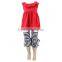 4th of July giggle moon remake outfit wholesale Boutique patriotic girl summer red white navy girl set style outfit