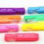 bright multi-color flat barrel highlighter pen