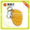 high quality customized yellow hotel key fob with high frequency 13.56MHz