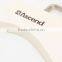 ASDC11 FLOCKING WHITE WOODEN COAT HANGER