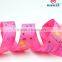 hot sale pink printed balloon ribbon for brithday decoration