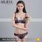 Women Push Up Underwire Bras Lace Embroidery Pad Lingerie