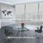 knock-down price rectangle aluminum alloy frame conference desk,meeting table