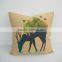 Attractive animals printed sofa cushion cover decorative throw pillow case
