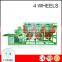 High quality water-cooled Type Sheet Extruder with Four Wheel rubber machinery
