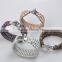 new weave paracord bracelet with stainless steel buckle
