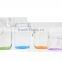 Clear Color Nuts Storage Glass Jars With Clamp