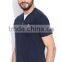 T shirt men short sleeves with double layer and boutton pocket