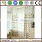 natural material leaf pattern embroidered grommet curtain