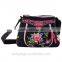New fashion peony flower embroidery shoulder bag/messenger bag canvas Shoulder Bag For women