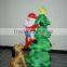 inflatable Christmas tree with lights