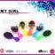 My girl high quality health care silicone brush detangling baby hair brush shower brush