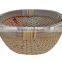 2015 year china suppliers selling ISO9001&FSC&SA8000 fancy rope handle wicker furit&vegetable storage basket