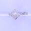 Cheap rhinestone freshwater flat pearl ring wholesale price