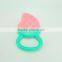 Fruit design baby teether silicone teether