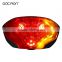 Rechargeable wireless turn signal bicycle tail light