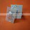 Custom High Quality Black in White Embossed Seal Tags Hang Tag String