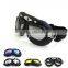 5 lens Black frame Flexible Adult Motorcycle Motocross Bike riding Cross Goggles helmet glasses