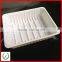 Disposable plastic food tray