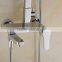 Hot sale wall mounted square design bath&shower faucet set with rainfall shower head