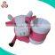 Wholesale custom bear soft plush pen holder cute animal school pen pot