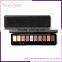 Naked 10 color makeup eyeshadow glitter eye shadow powder with makeup tool