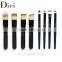 High Quality 7pcs Black Soft Synthetic Small Blending Foundation Concealer Brush