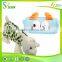 Fancy grey cute soft rabbit pencil bag ,animal shape mini toys pencil case