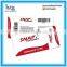 Fashion printing plastic PVC barcode die cut card