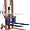 Manual Hydraulic Stacker hot sales cheap price Structural durability Manual Hydraulic Stacker pallet forklifts