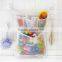 Mesh hanging shower portable quick dry bath accessory organizer with many pockets