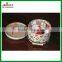 Hardboard Round Sewing Box with handle