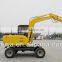 2016 hot sale NEW65 mini wheel excavator